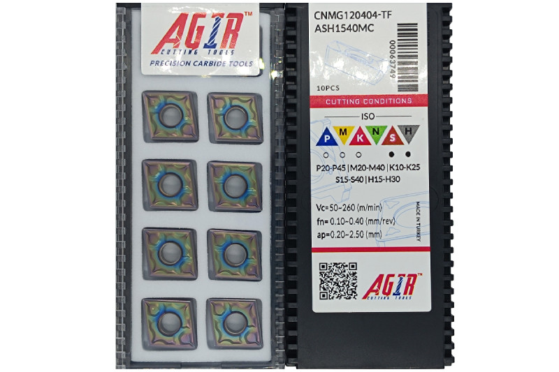 Твердосплавная пластина токарная CNMG 120404-TF ASH1540MC AGIR