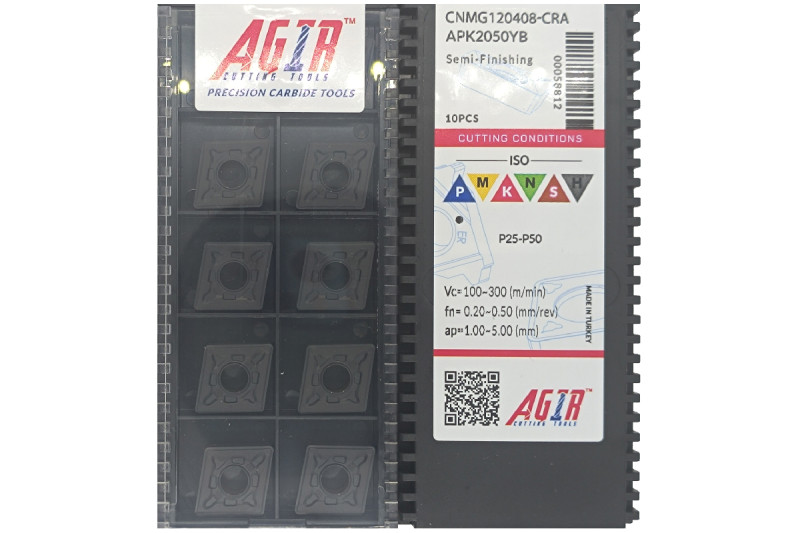 Твердосплавная пластина токарная CNMG 120408-CRA APK2050YB AGIR