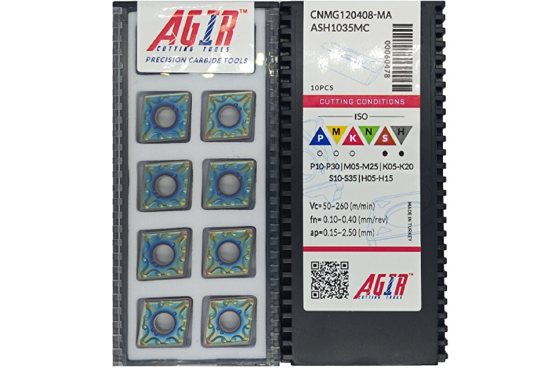 Пластина т/с змінна CNMG 120408-MA ASH1035MC AGIR