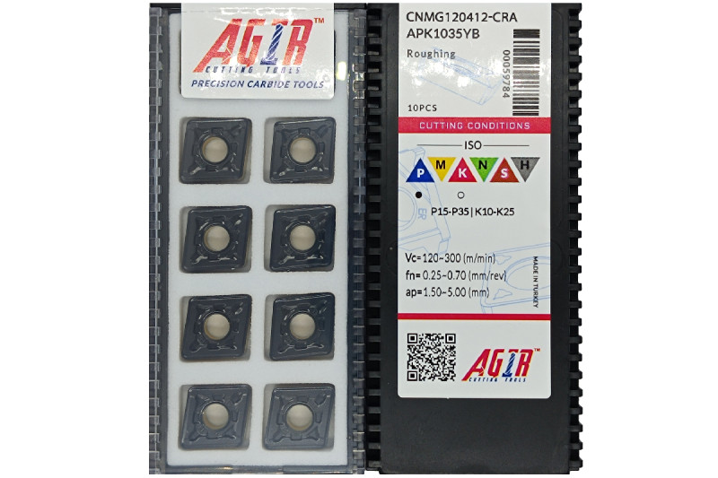 Твердосплавная пластина токарная CNMG 120412-CRA APK1035YB AGIR