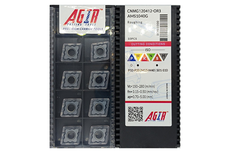 Твердосплавная пластина токарная CNMG 120412-OR3 AMS1040G AGIR