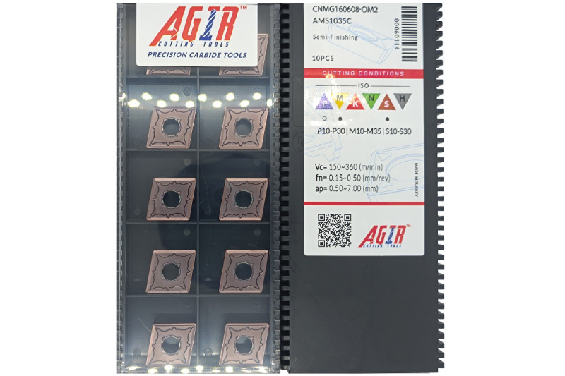 Твердосплавная пластина токарная CNMG 160608-OM2 AMS1035C AGIR