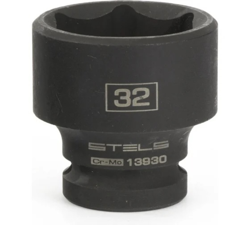 Головка торцева 24мм ударна шестигранна 1/2 CrMo Stels