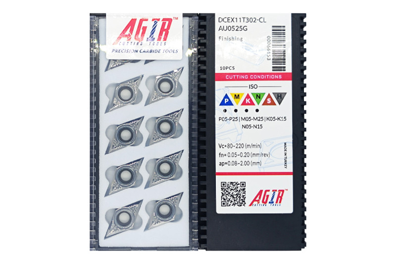 Твердосплавная пластина гравировальная DCEX 11T302-CL AU0525G AGIR