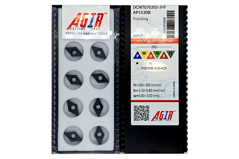 Пластина т/с змінна DCMT 070202-JHF AP1530B AGIR
