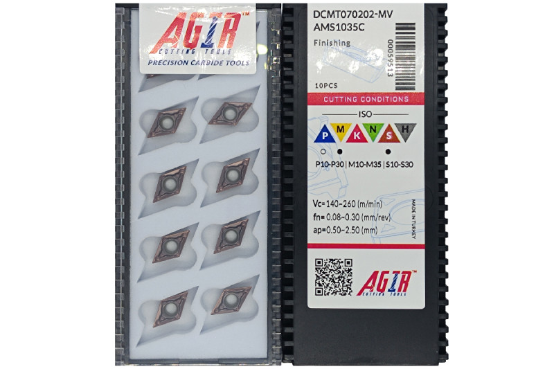 Пластина т/с змінна DCMT 070202-MV AMS1035C AGIR