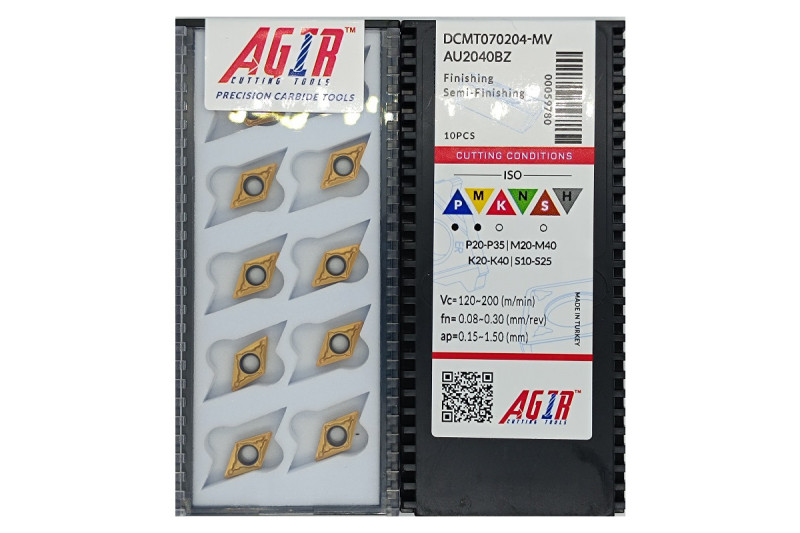 Пластина т/с змінна DCMT 070204-MV AU2040BZ AGIR