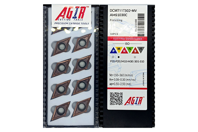 Пластина т/с змінна DCMT 11T302-MV AMS1030C AGIR