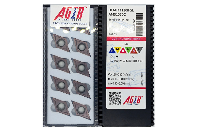 Пластина т/с змінна DCMT 11T308-SL AMS1030C AGIR