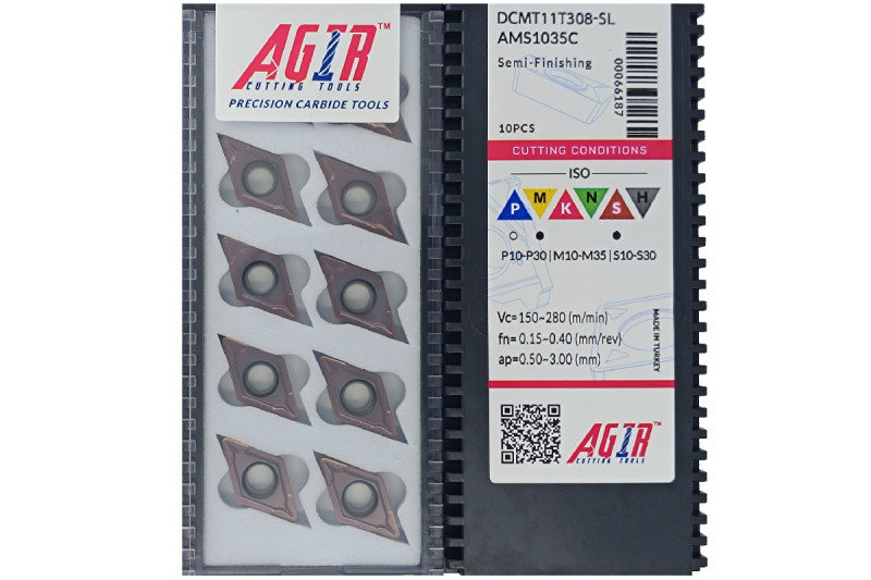 Пластина т/с змінна DCMT 11T308-SL AMS1035C AGIR