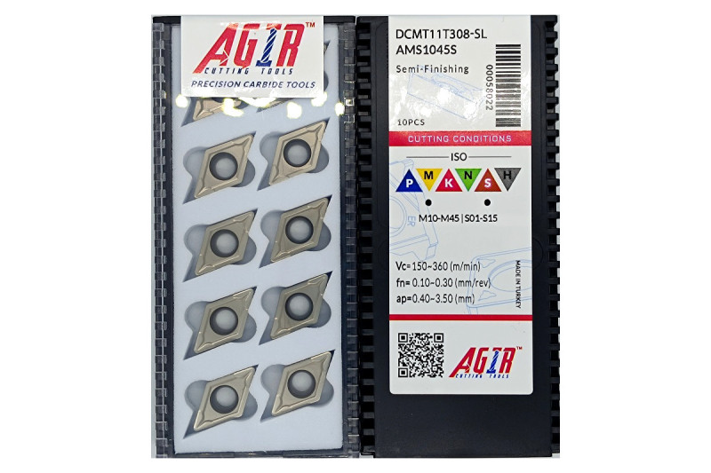 Пластина т/с змінна DCMT 11T308-SL AMS1045S AGIR