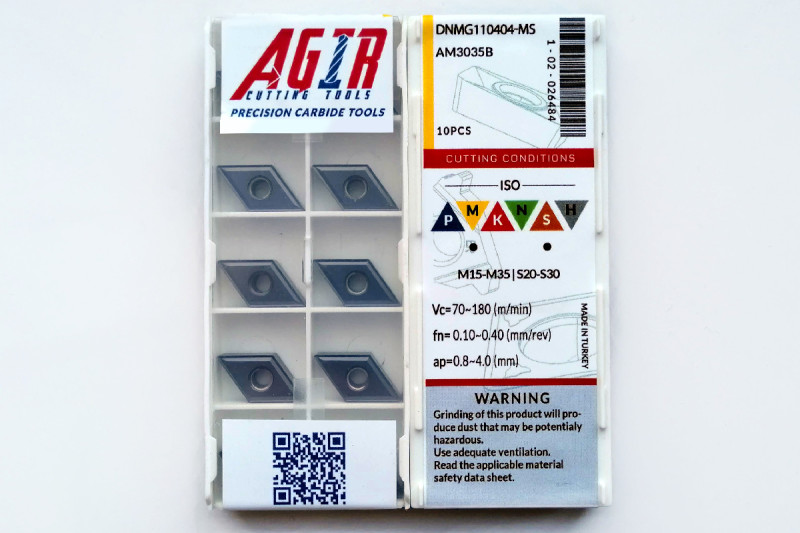Пластина т/с змінна DNMG 110404-MS AM3035B AGIR