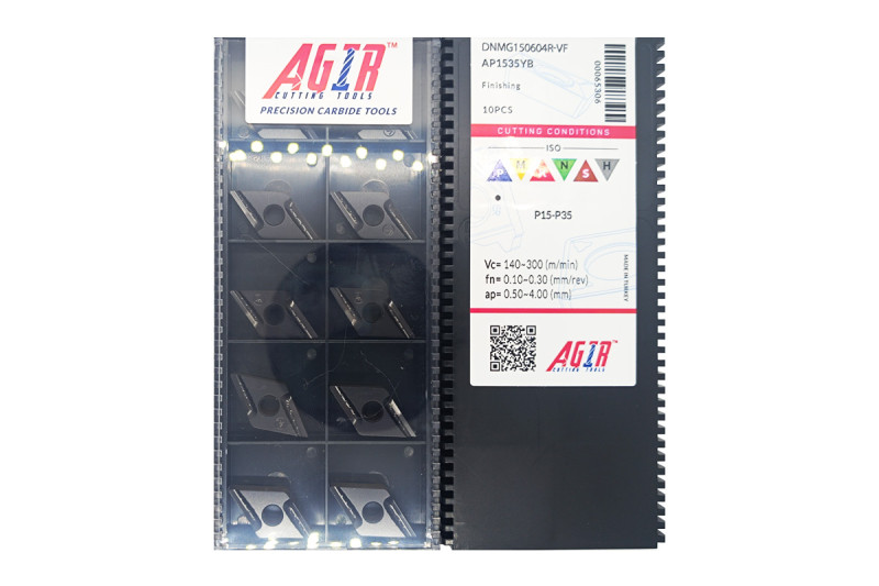 Твердосплавная пластина токарная DNMG 150604R-VF AP1535YB AGIR