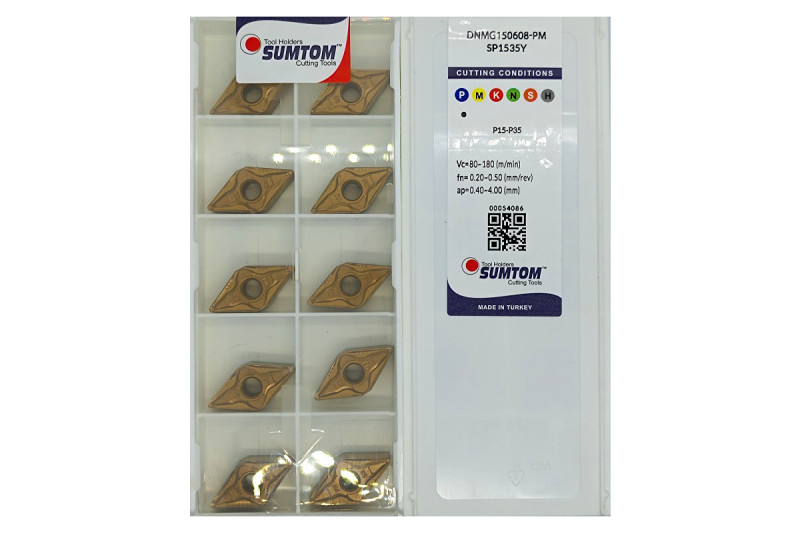 Твердосплавная пластина токарная DNMG 150608-PM SP1535Y SUMTOM