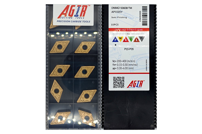 Твердосплавная пластина токарная DNMG 150608-TM AP1535Y AGIR