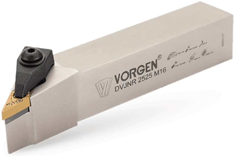 Резец токарный проходной DVJNL-2525-M16 под пластину VNM. 1604.. державка VORGEN