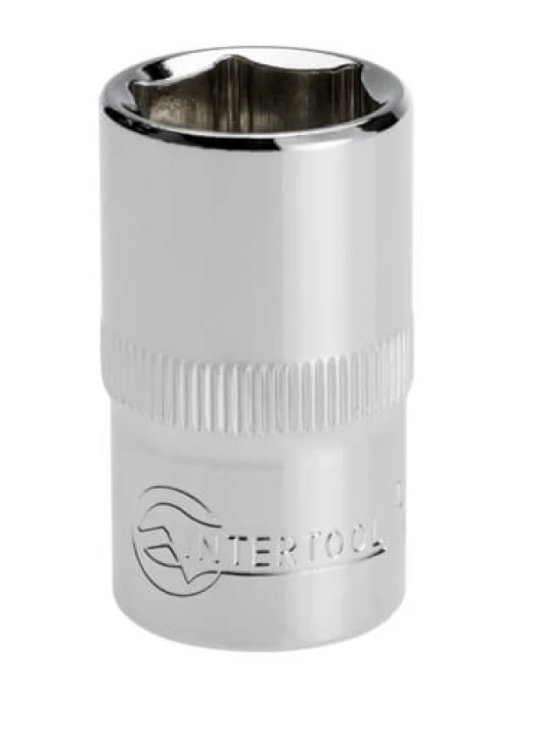 Головка шестигранная 1/2", 16мм*38мм, Хром-Ванадиум ET-0016 INTERTOOL