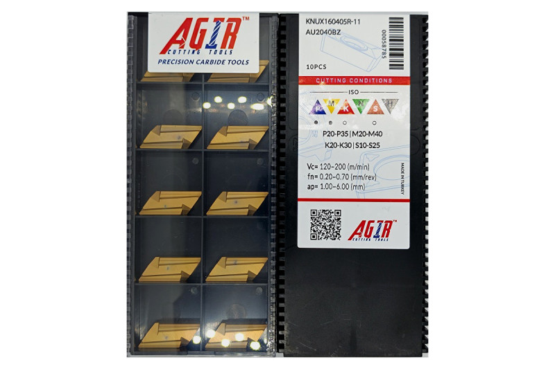 Твердосплавная пластина токарная KNUX 160405R-11 AU2040BZ AGIR