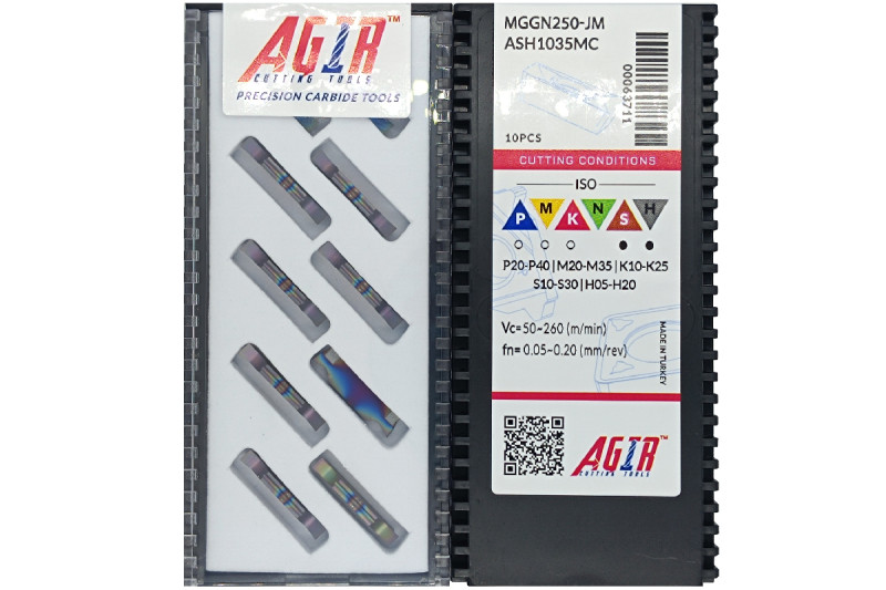 Твердосплавная пластина канавочная-отрезная MGGN 250-JM ASH1035MC AGIR