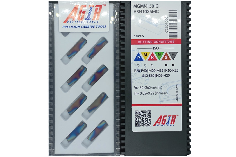 Твердосплавная пластина канавочная-отрезная MGMN 150-G ASH1035MC AGIR