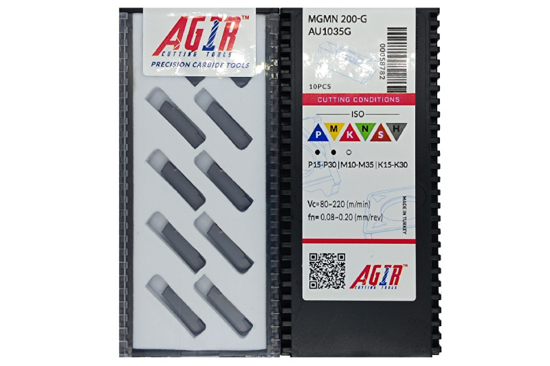 Твердосплавная пластина канавочная-отрезная MGMN 200-G AU1035G AGIR