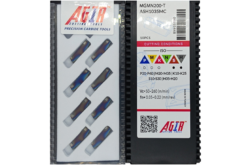Твердосплавная пластина канавочная-отрезная MGMN 200-T ASH1035MC AGIR