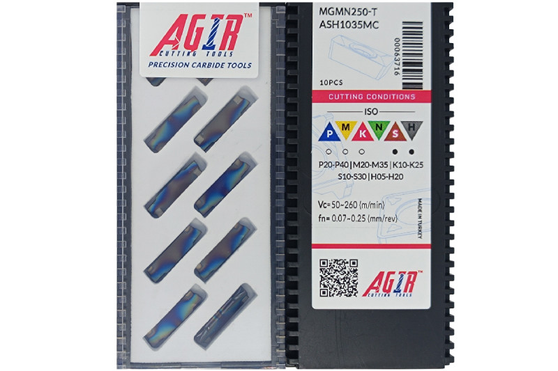 Твердосплавная пластина канавочная-отрезная MGMN 250-T ASH1035MC AGIR