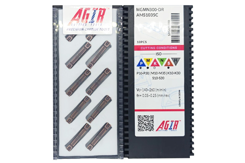 Твердосплавная пластина канавочная-отрезная MGMN 300-DR AMS1035C AGIR