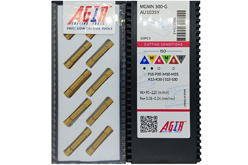 Твердосплавная пластина канавочная-отрезная MGMN 300-G AU1035Y AGIR