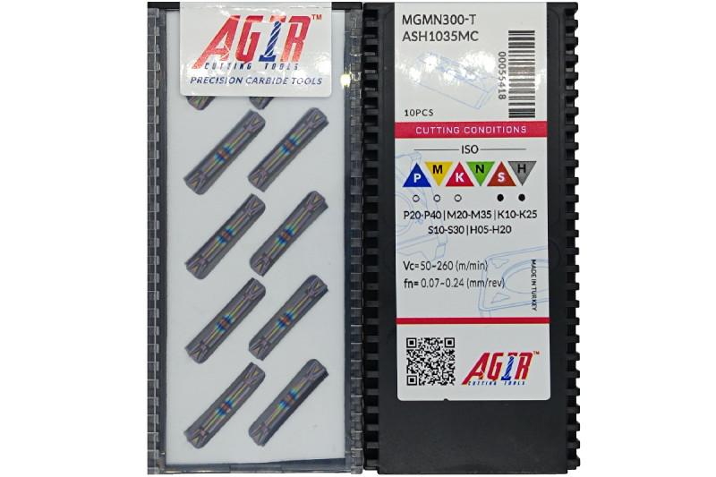 Твердосплавная пластина канавочная-отрезная MGMN 300-T ASH1035MC AGIR