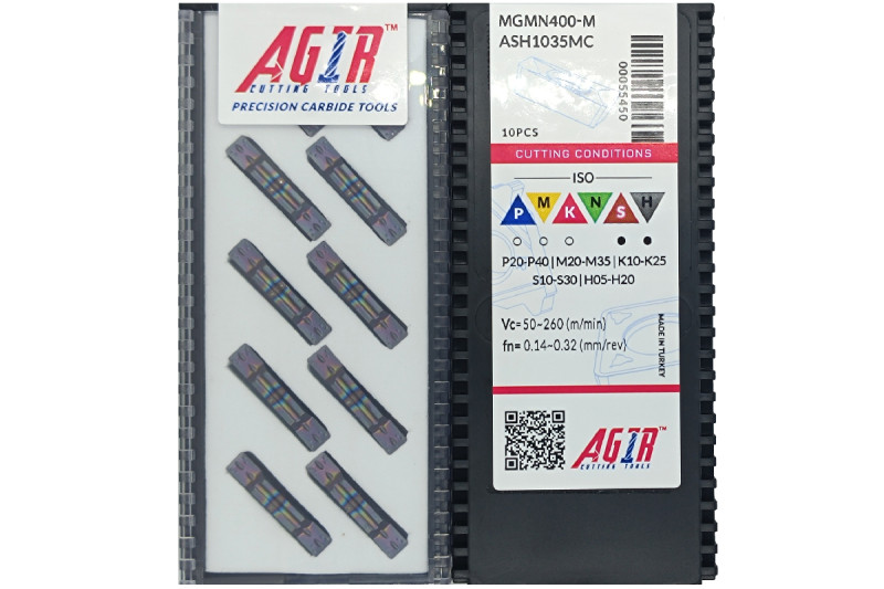 Твердосплавная пластина канавочная-отрезная MGMN 400-M ASH1035MC AGIR