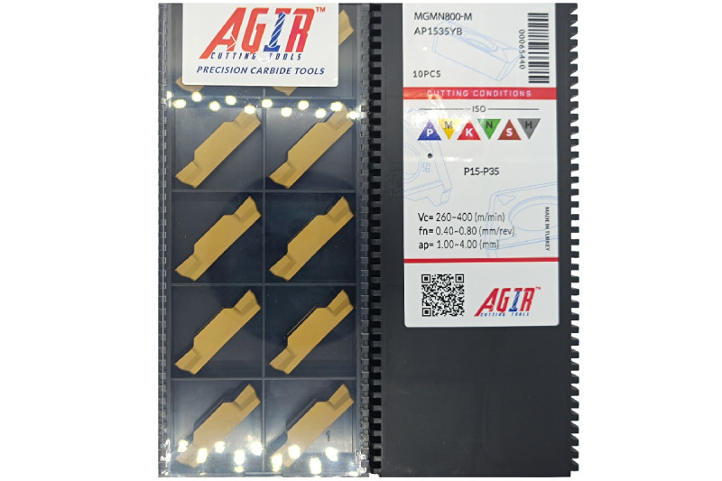 Твердосплавная пластина канавочная-отрезная MGMN 800-M AP1535YB AGIR