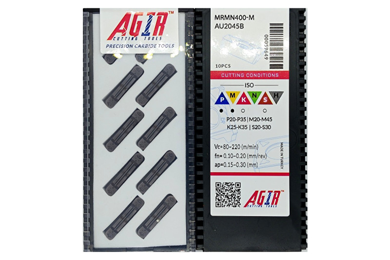 Твердосплавная пластина канавочная-отрезная MRMN 400-M AU2045B AGIR