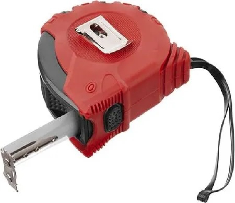 Рулетка Elastica, 10мх25 мм, прорезиненный корпус Sparta