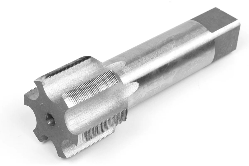 Метчик машинно-ручной М52х1.5 левый для сквозных отверстий Р6М5 внутризавод (LH)