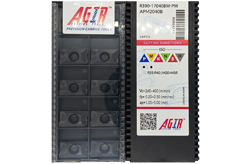 Твердосплавная пластина фрезерная R390-170408M-PM APM2040B AGIR