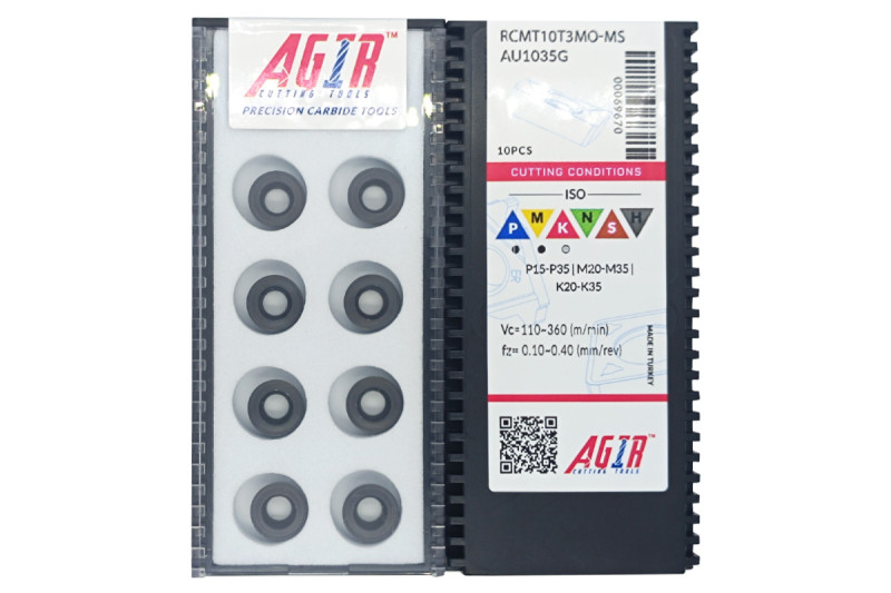 Твердосплавная пластина токарная RCMT 10T3MO-MS AP2045B AGIR