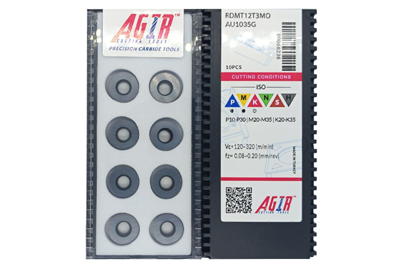 Твердосплавная пластина фрезерная RDMT 12T3MO AU1035G AGIR