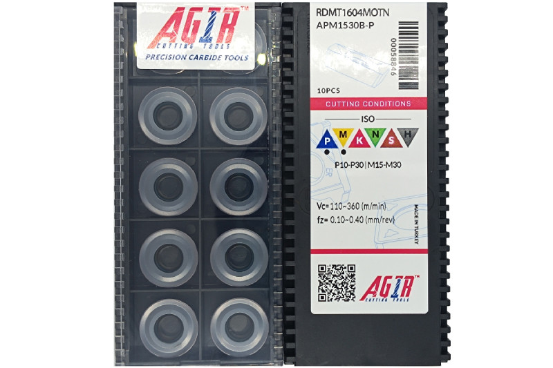 Твердосплавная пластина фрезерная RDMT 1604MOTN APM1530B-P AGIR