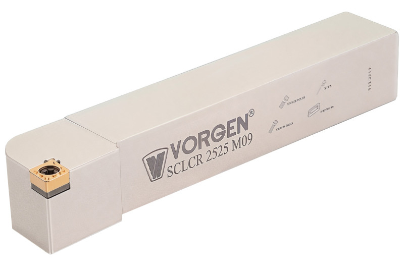 Резец токарный проходной SCLCR-1010-H06 под пластину CCMT 0602.. державка VORGEN