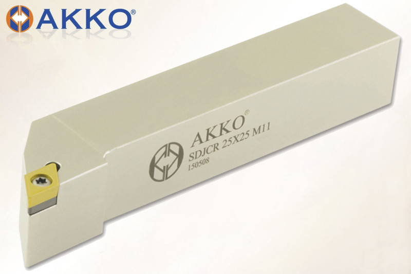 Резец токарный проходной SDJCR 0808 E07 под пластину DCMT 0702.. державка AKKO