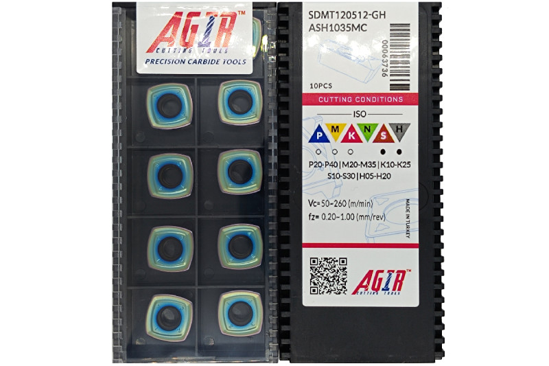 Твердосплавная пластина фрезерная SDMT 120512-GH ASH1035MC AGIR