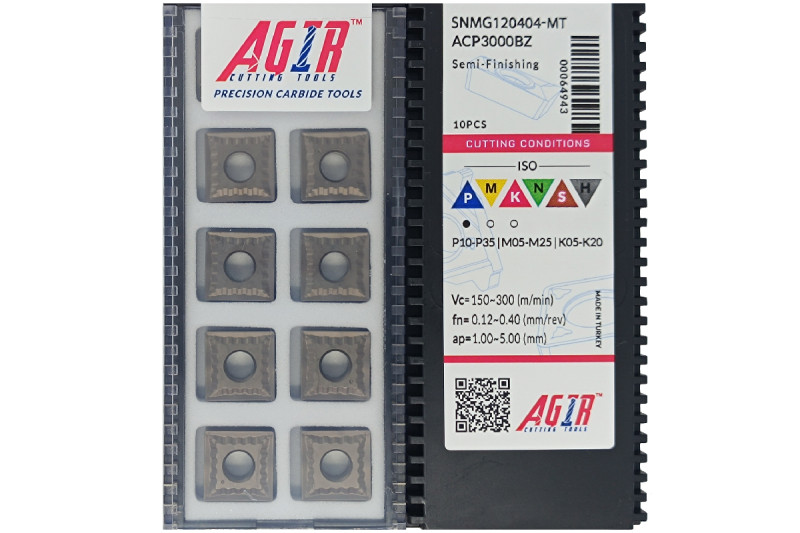 Пластина т/с змінна SNMG 120404-MT ACP3000BZ AGIR