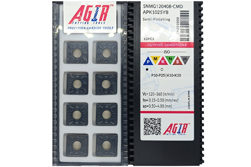 Твердосплавная пластина токарная SNMG 120408-CMD APK1025YB AGIR