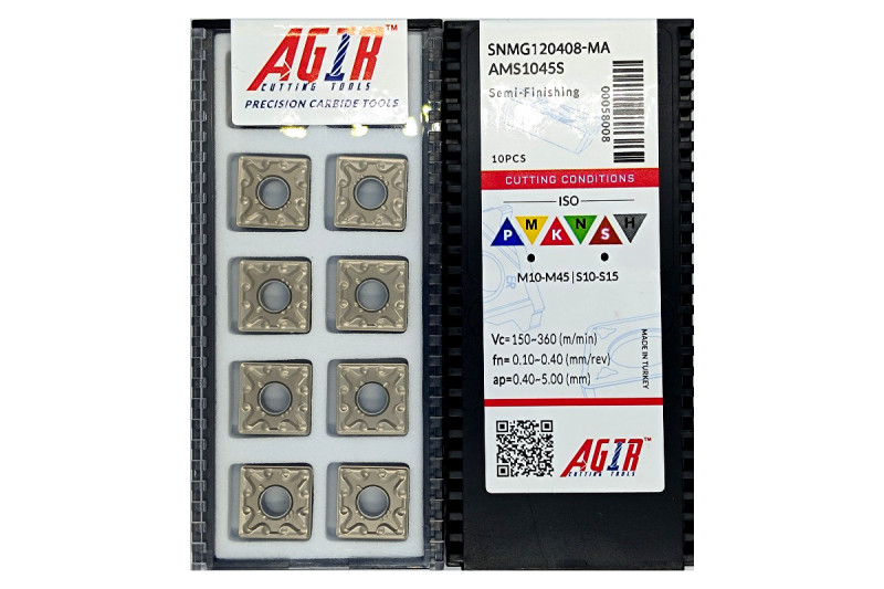 Твердосплавная пластина токарная SNMG 120408-MA AMS1045S AGIR