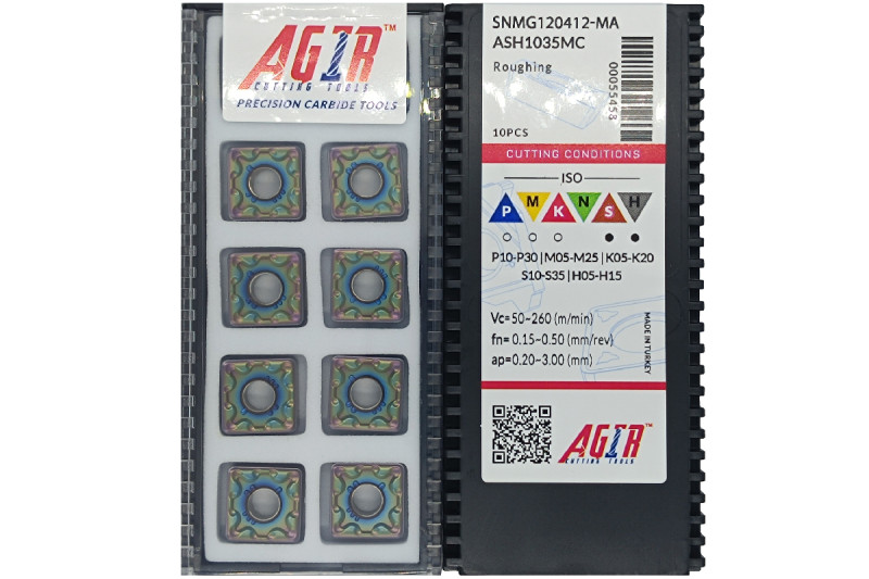 Твердосплавная пластина токарная SNMG 120412-MA ASH1035MC AGIR