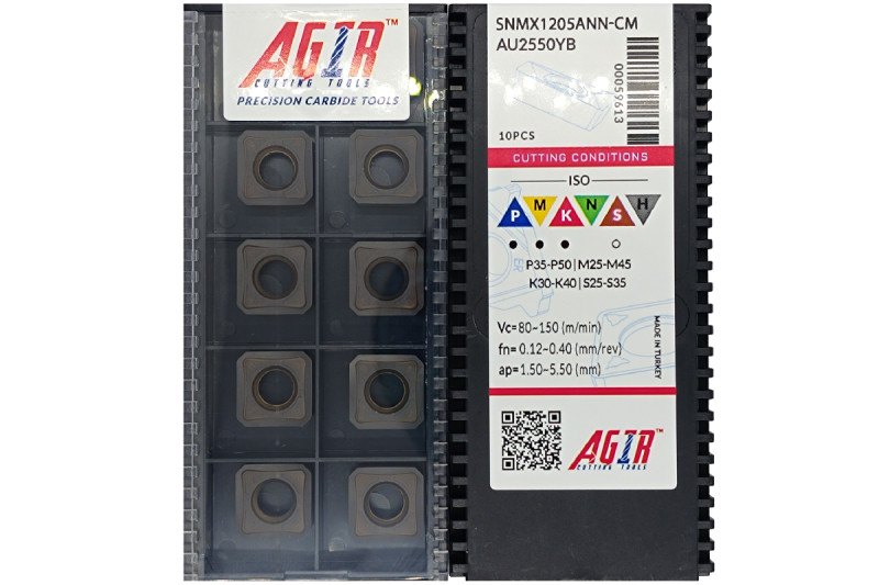 Твердосплавная пластина фрезерная SNMX 1205ANN-CM AU2550YB AGIR