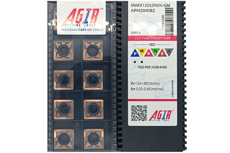 Твердосплавная пластина фрезерная SNMX 1205ZNEN-GM APM2040BZ AGIR