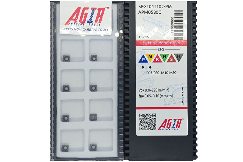 Твердосплавная пластина сверлильная SPGT 04T102-PM APM0530C AGIR