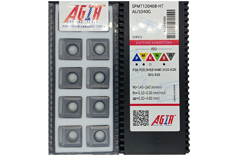 Твердосплавная пластина сверлильная SPMT 120408-HT AU1040G AGIR